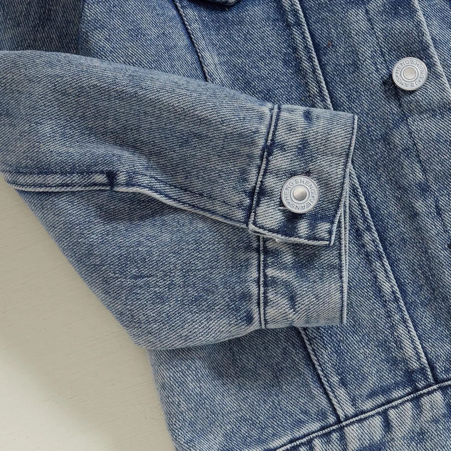 Toddler Baby Girls Jacket Bow Print Jean Jacket Lapel Button Down Denim Shirt Coat Outerwear Spring Clothes