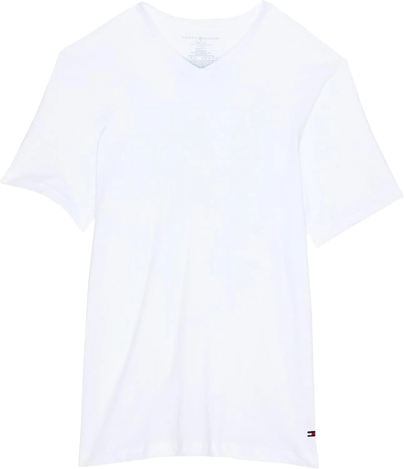 Tommy Hilfiger Men's Undershirts 3 Pack Cotton Classics V-Neck T-Shirts