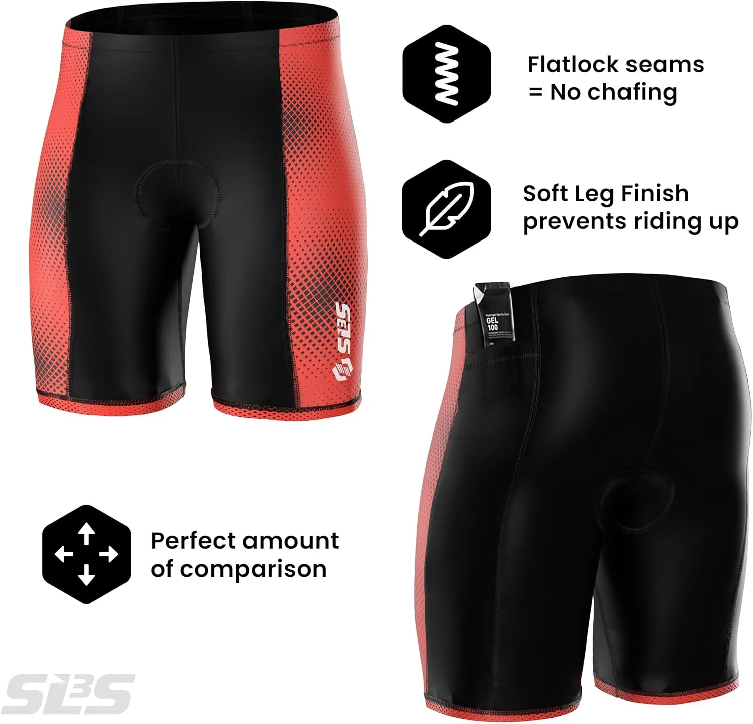 Triathlon Shorts Mens  Tri Shorts Mens  2 Pockets FRT  Designed by Athletes for Racing