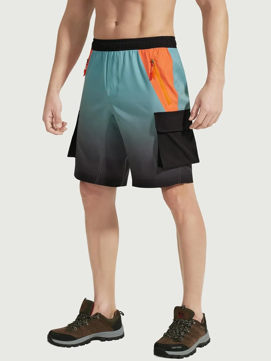 VAYAGER Men's Hiking Cargo Shorts Lightweight Multi Pocket Casual Outdoor Travel Shorts for Fishing Camping