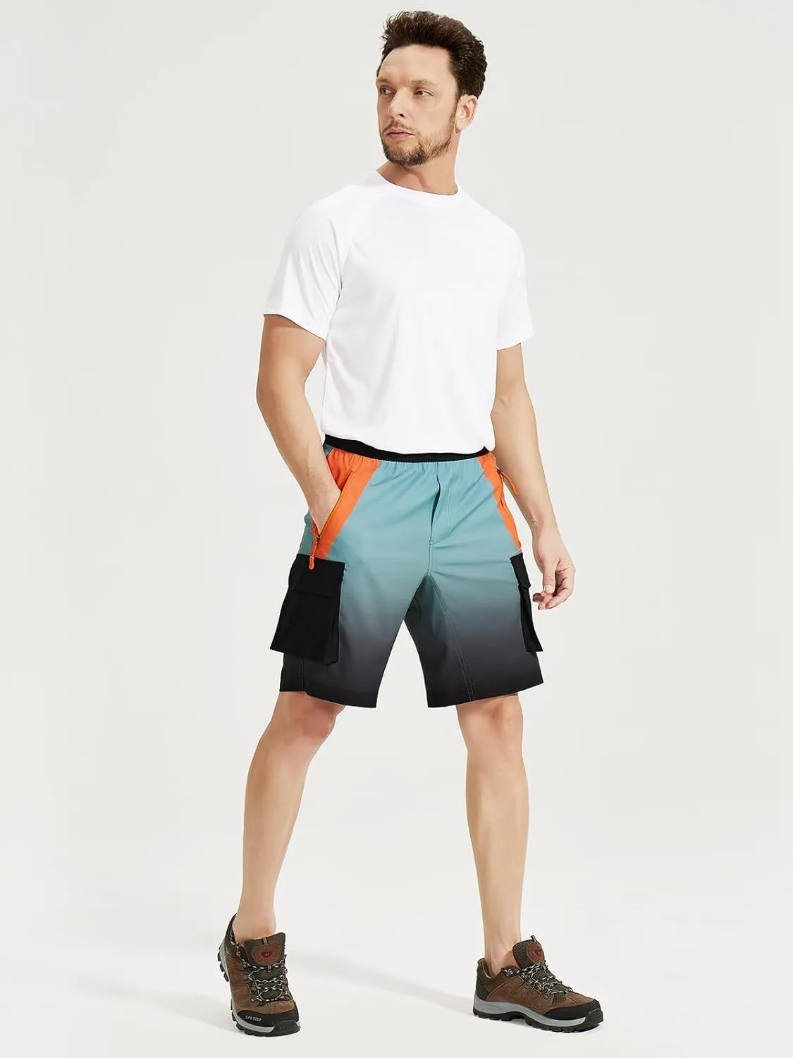 VAYAGER Men's Hiking Cargo Shorts Lightweight Multi Pocket Casual Outdoor Travel Shorts for Fishing Camping