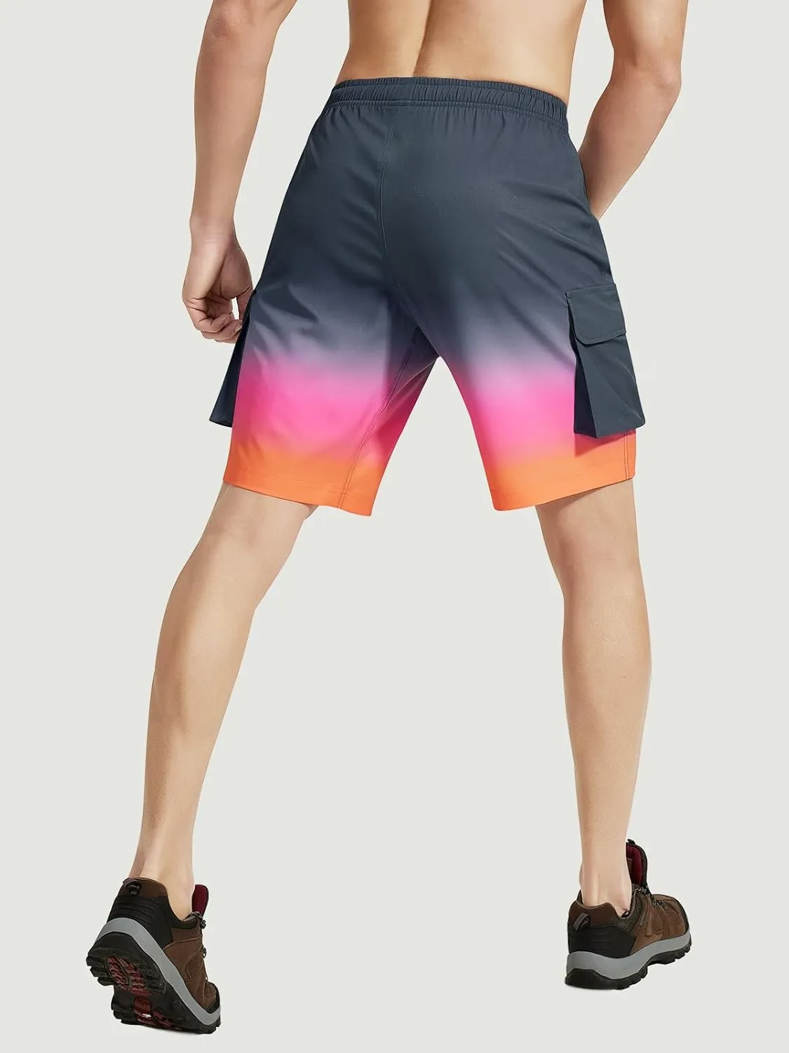 VAYAGER Men's Hiking Cargo Shorts Lightweight Multi Pocket Casual Outdoor Travel Shorts for Fishing Camping