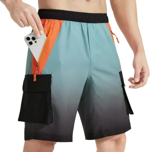 VAYAGER Men's Hiking Cargo Shorts Lightweight Multi Pocket Casual Outdoor Travel Shorts for Fishing Camping