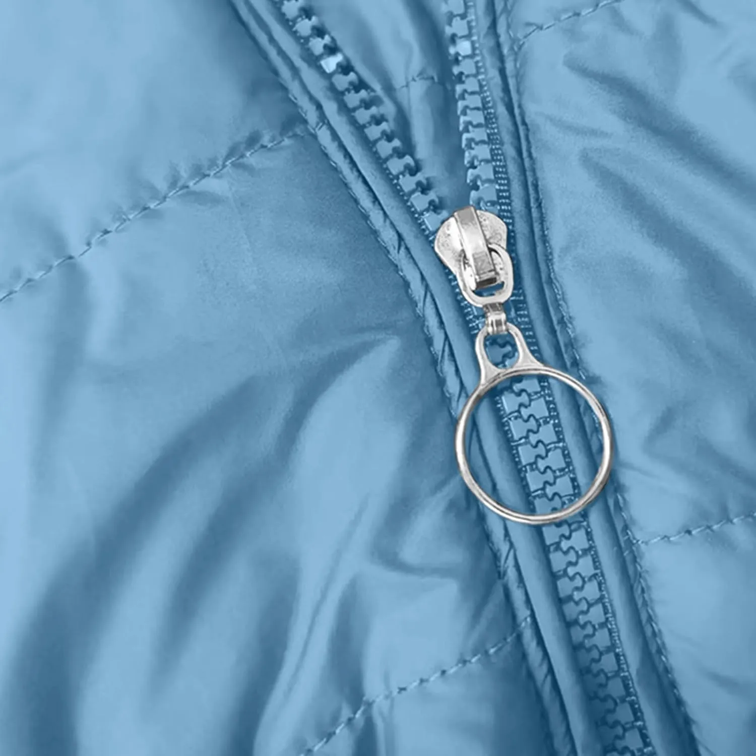 Winter Coats for Women Fleece Lining Puffer Down Parkas Jackets Warm Padded Bubble Zip Up Hooded Outwear with Pockets