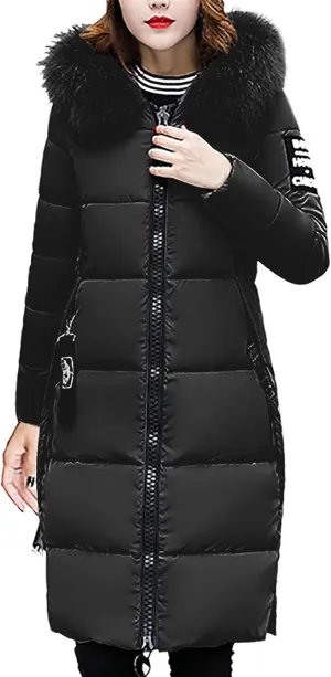 Winter Jackets for Women Long Puffer Down Jacket Thick Warm Coat Outerwear 2023 Hooded Fur Collar Coat Fashion Clothes
