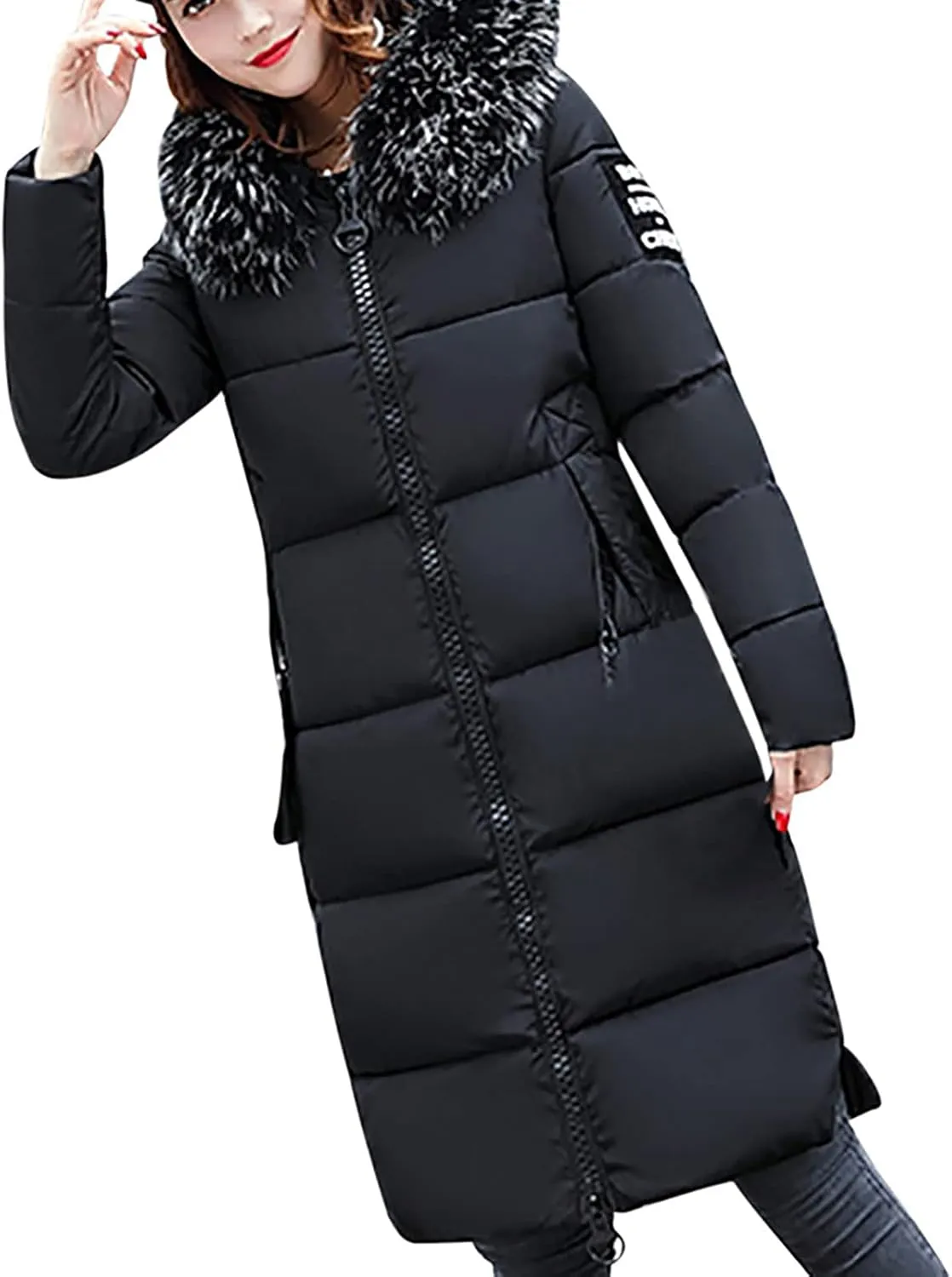 Winter Jackets for Women Long Puffer Down Jacket Thick Warm Coat Outerwear 2023 Hooded Fur Collar Coat Fashion Clothes