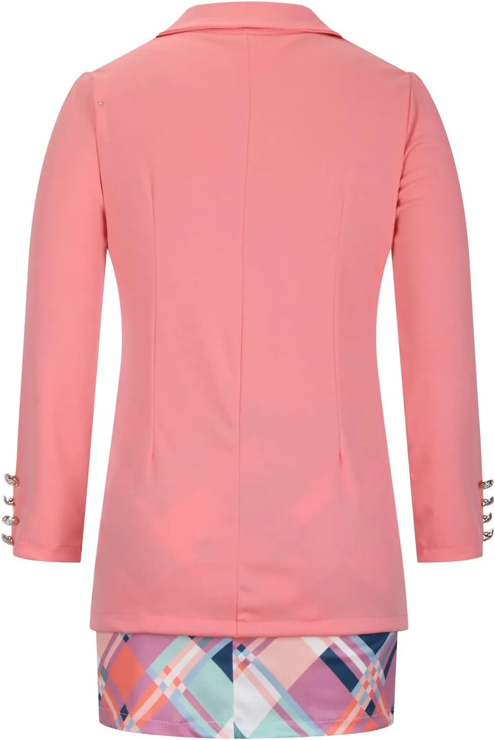 Women's 2 Piece Outfits Casual Solid Long Sleeve Suits Button Work Coat High Waist Blazer Jacket and Mini Skirt Set