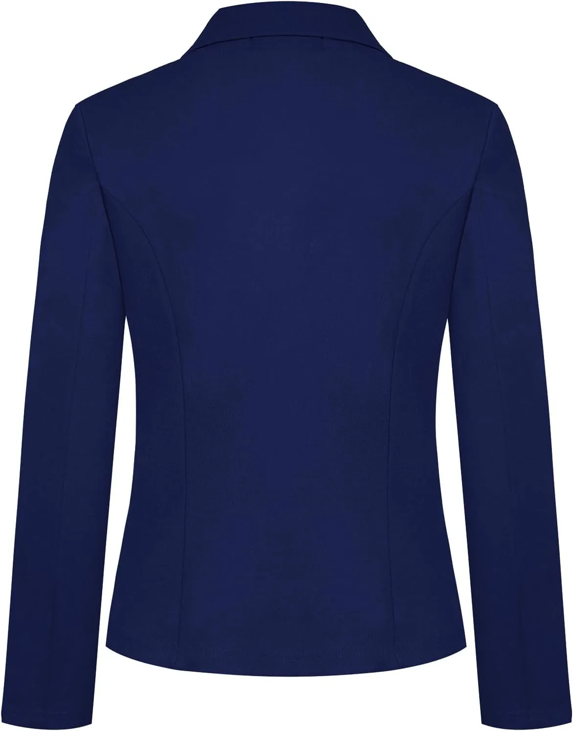 Women's Blazer Jackets Buttons Open Front Long Sleeve Notch Collar Professional Suit Blazers with Pockets