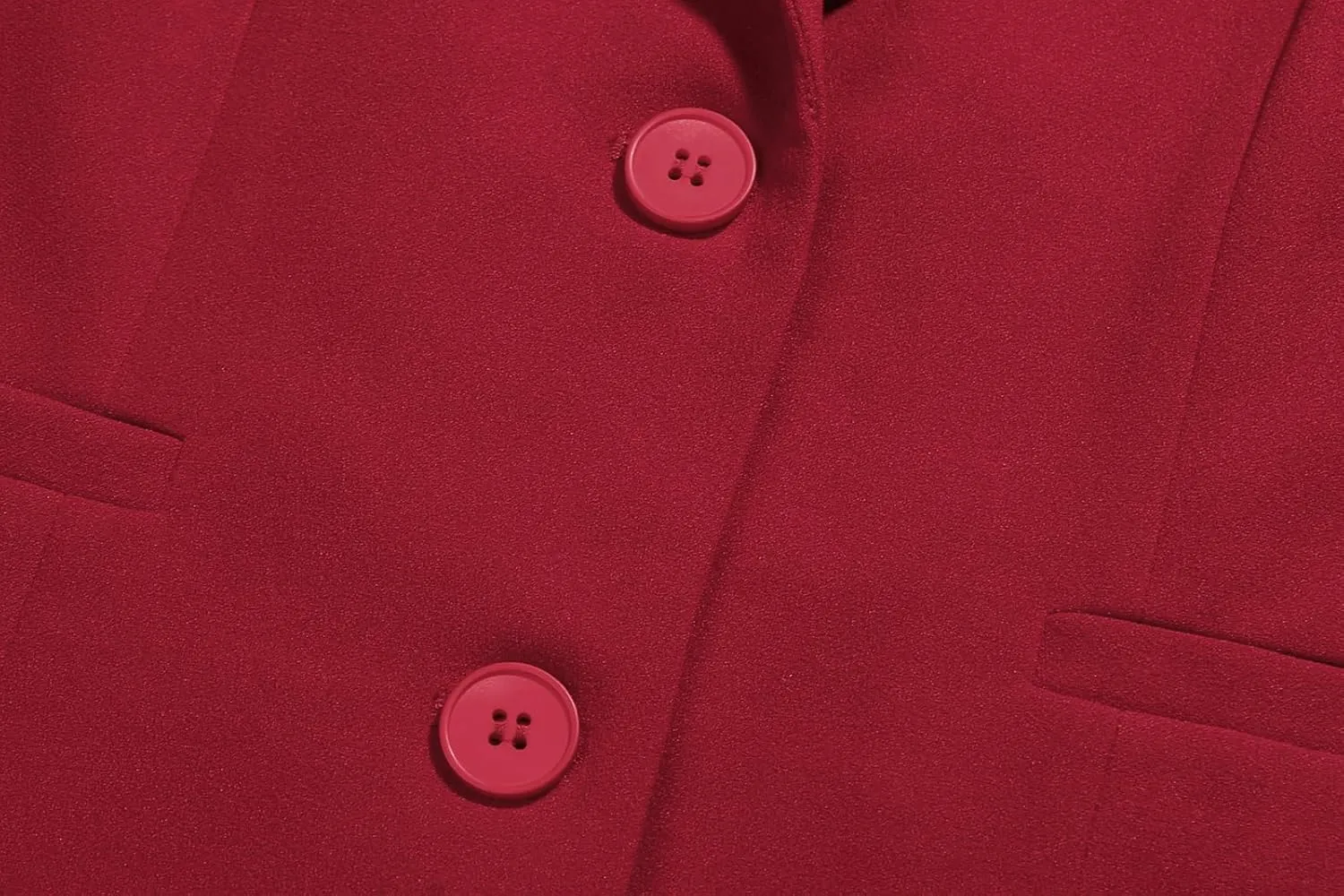 Women's Blazer Jackets Buttons Open Front Long Sleeve Notch Collar Professional Suit Blazers with Pockets