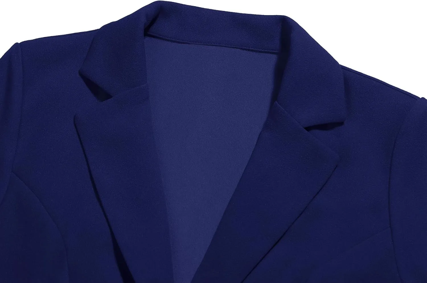Women's Blazer Jackets Buttons Open Front Long Sleeve Notch Collar Professional Suit Blazers with Pockets
