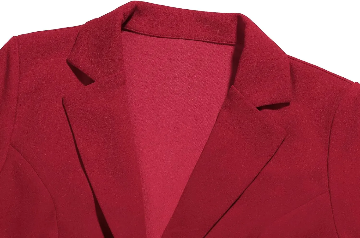 Women's Blazer Jackets Buttons Open Front Long Sleeve Notch Collar Professional Suit Blazers with Pockets