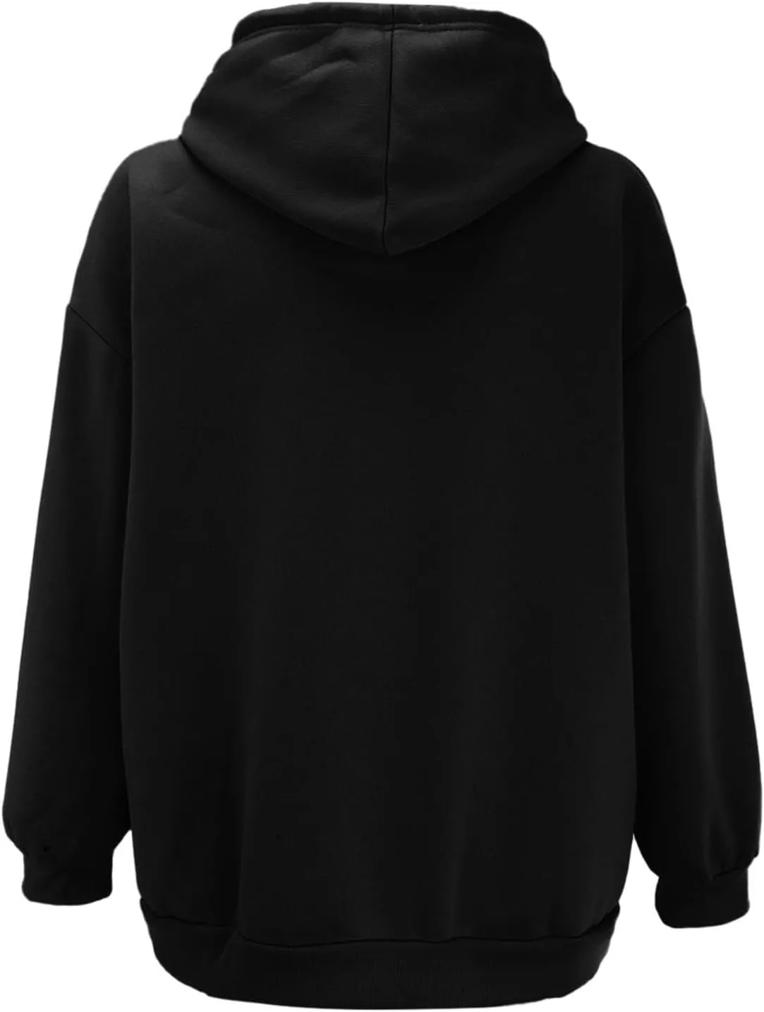 Women's Hoodies Full Zipper Hooded Sweatshirt Cute Fall Casual Oversized Drawstring Jackets with Pockets Winter Clothes