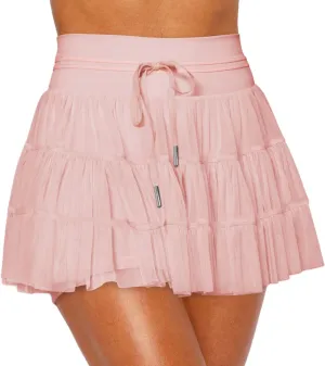 Women's Tennis Sweet Skirts with Shorts High Waisted with Pockets Inner Shorts for Athletic Skirts