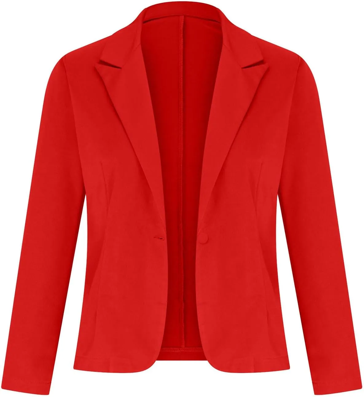 Womens Work Office Blazer 2024 Fashion Business Casual Blazers Lapel Collar Open Front Long Sleeve Suit Jackets