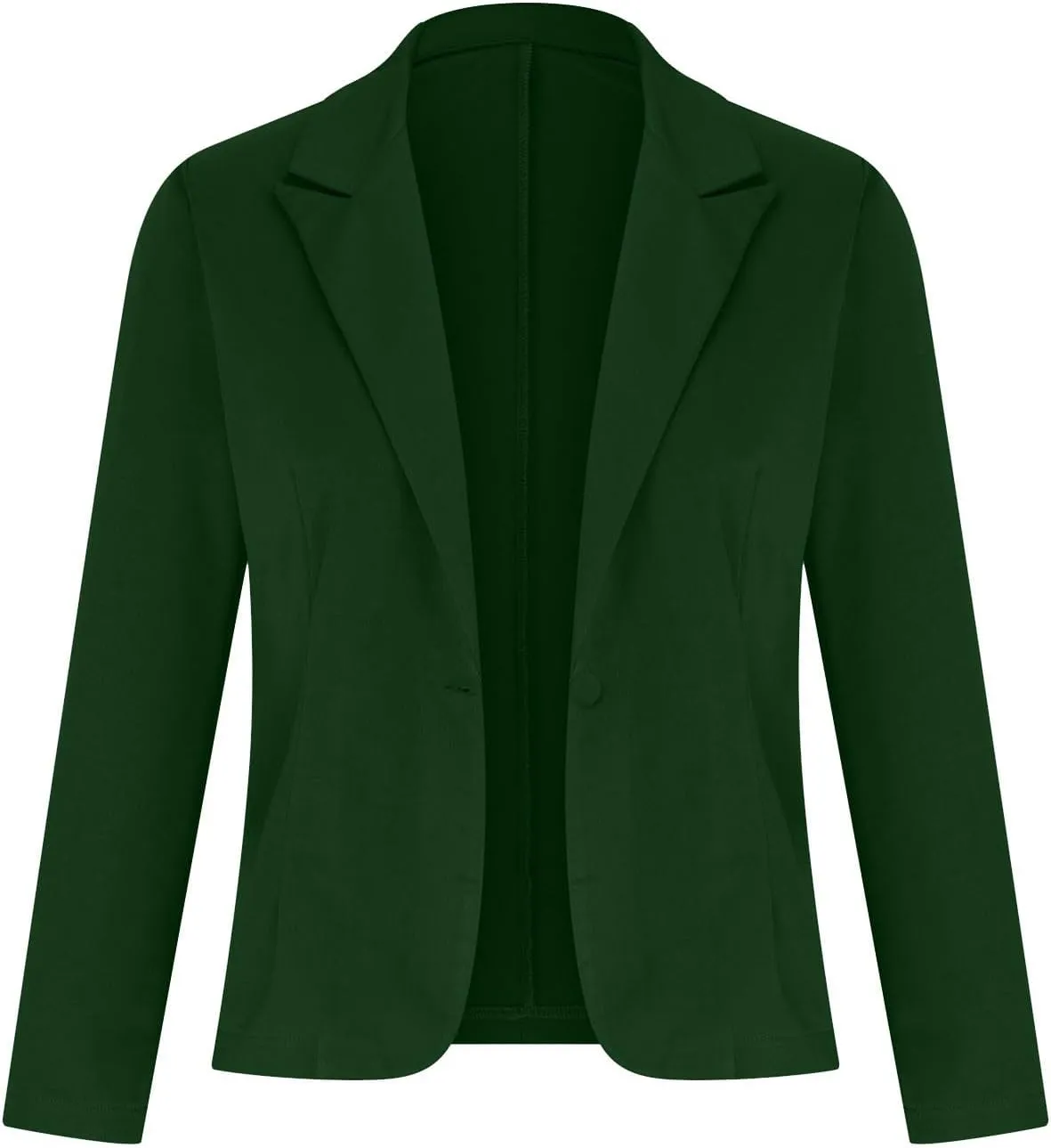 Womens Work Office Blazer 2024 Fashion Business Casual Blazers Lapel Collar Open Front Long Sleeve Suit Jackets