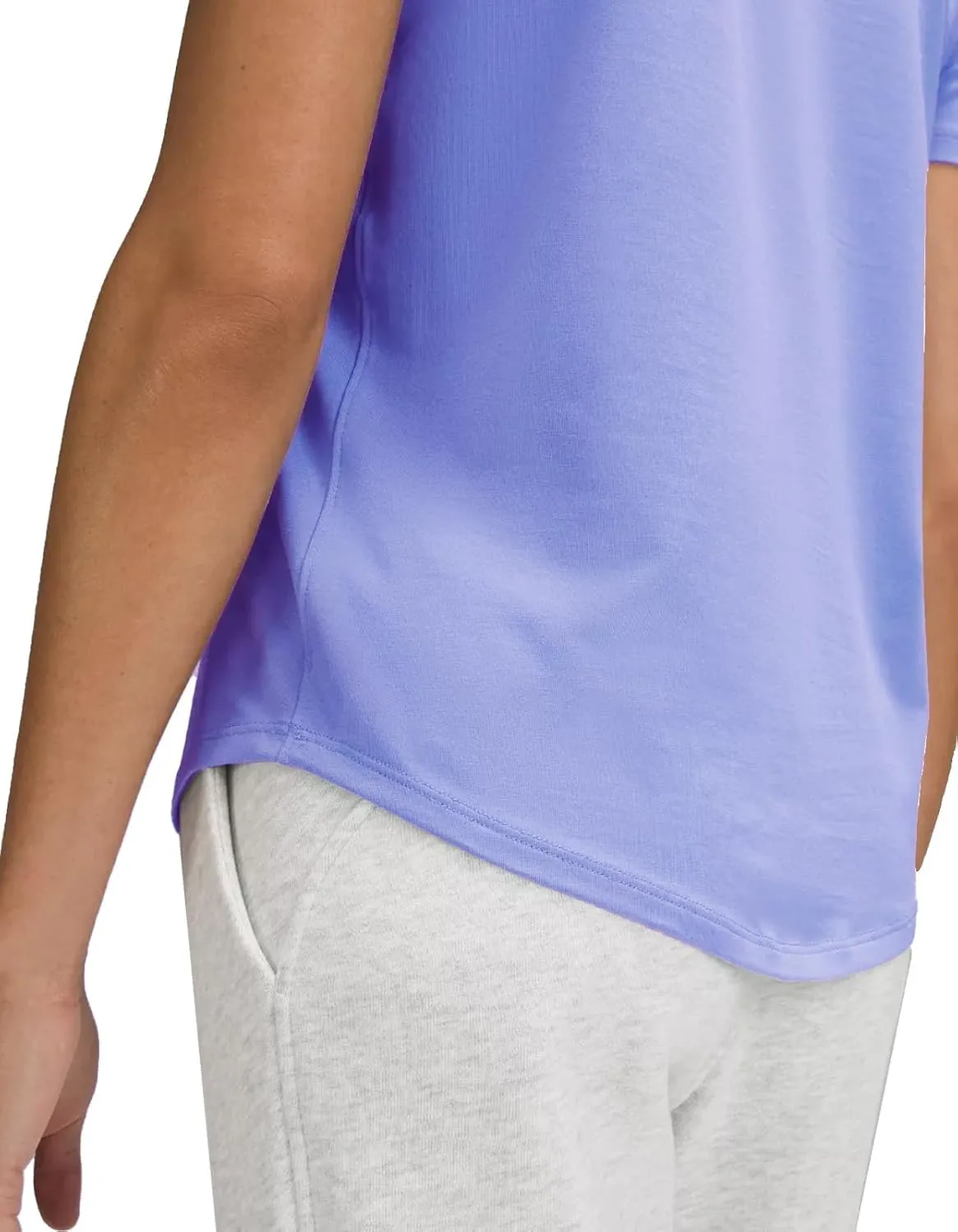 Women's Workout T-Shirt Short Sleeve Lightweight Crew Neck Shirts Yoga Running Exercise Athletic Tee Top