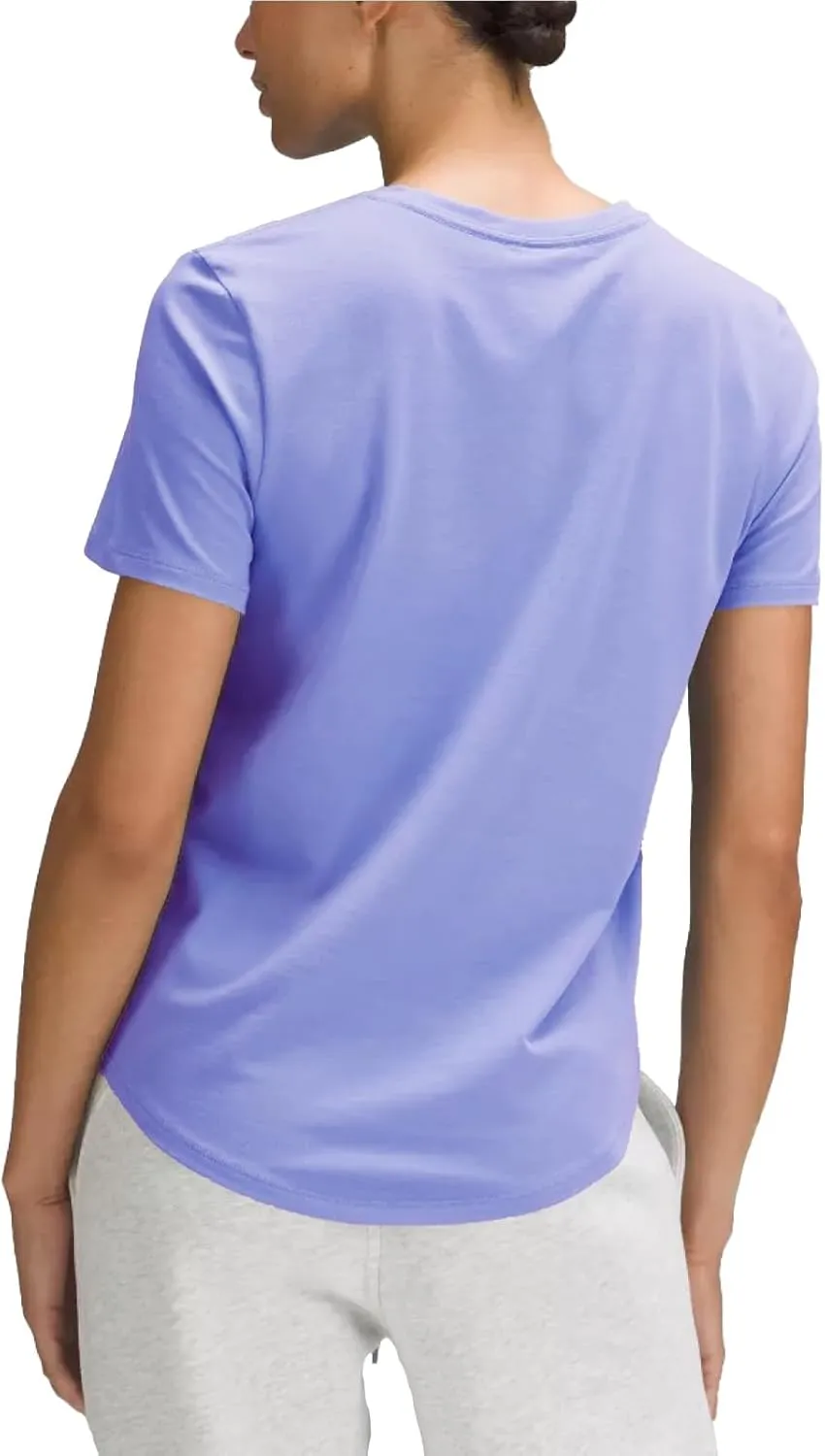 Women's Workout T-Shirt Short Sleeve Lightweight Crew Neck Shirts Yoga Running Exercise Athletic Tee Top