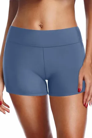 Zmart Women's 3" High Waisted Swim Shorts Full Coverage Swimsuit Bottoms Bathing Suit Boy Shorts